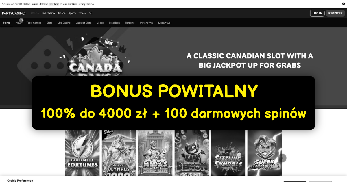 Party Casino Polska: Top Sloty i Wielkie Bonusy